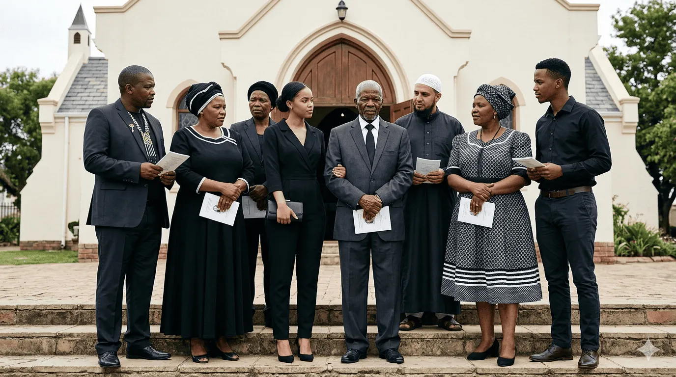 Respectful funeral attire across different South African cultures