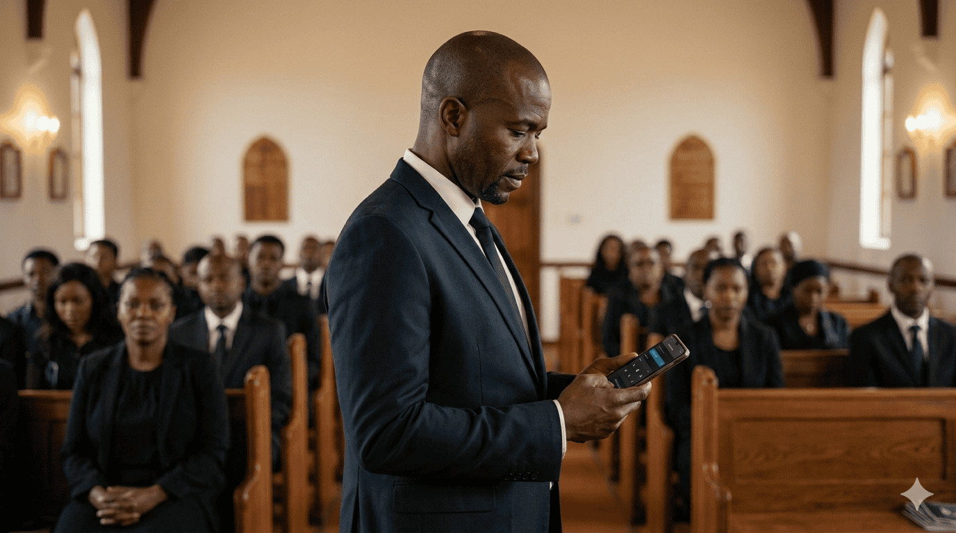The director view on a phone showing Start Programme, Done and Next, and Reset controls
